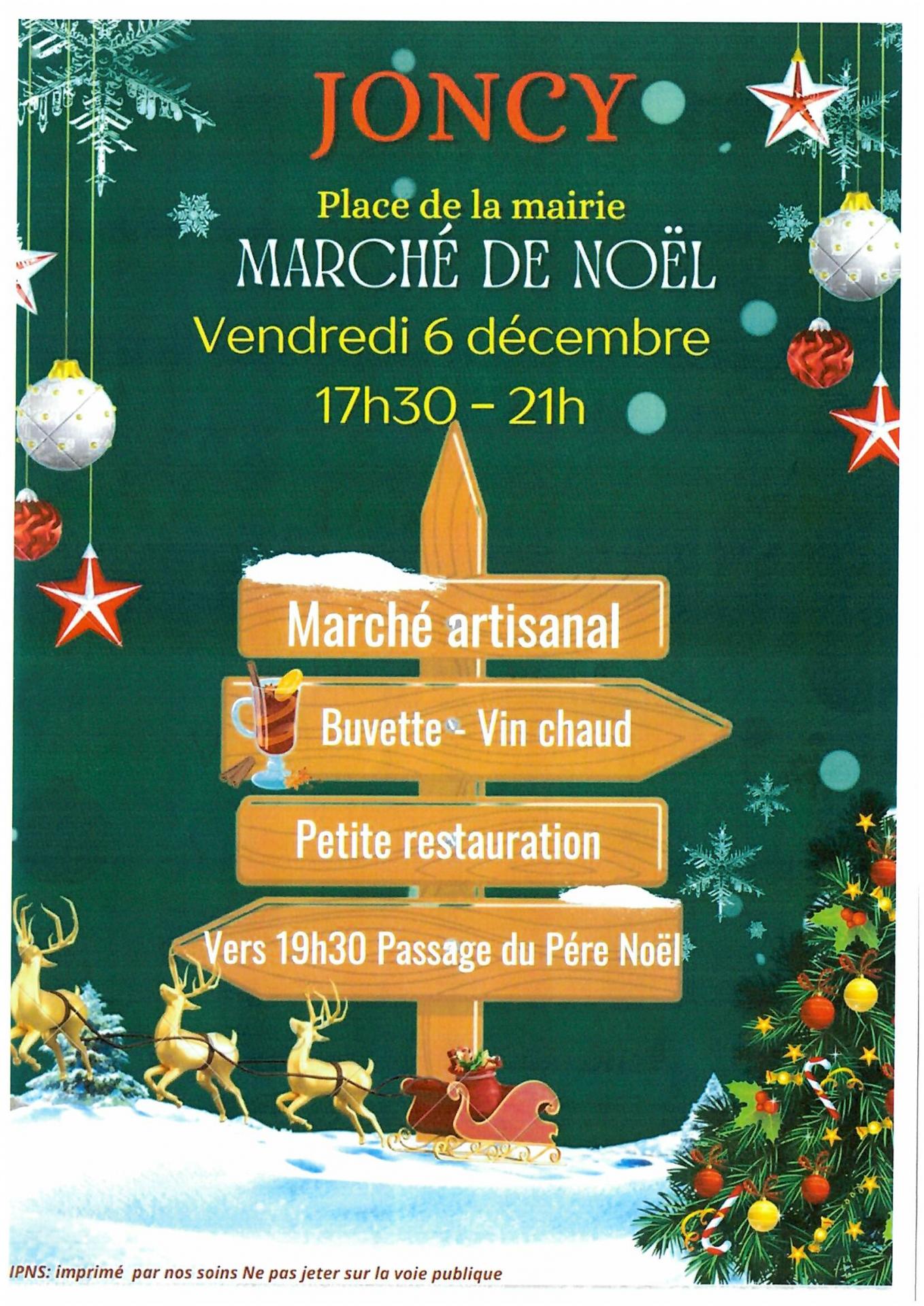 🎅 MARCHÉ DE NOËL // VENDREDI 06 DEC. 2024 // 17H30 